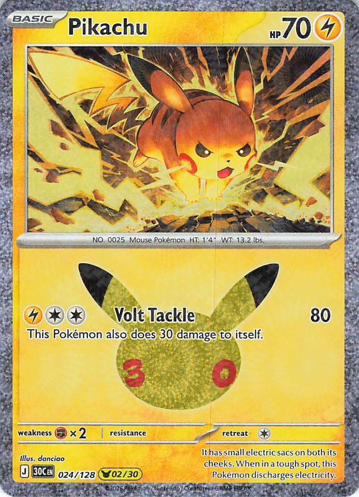 Pikachu - 024/128